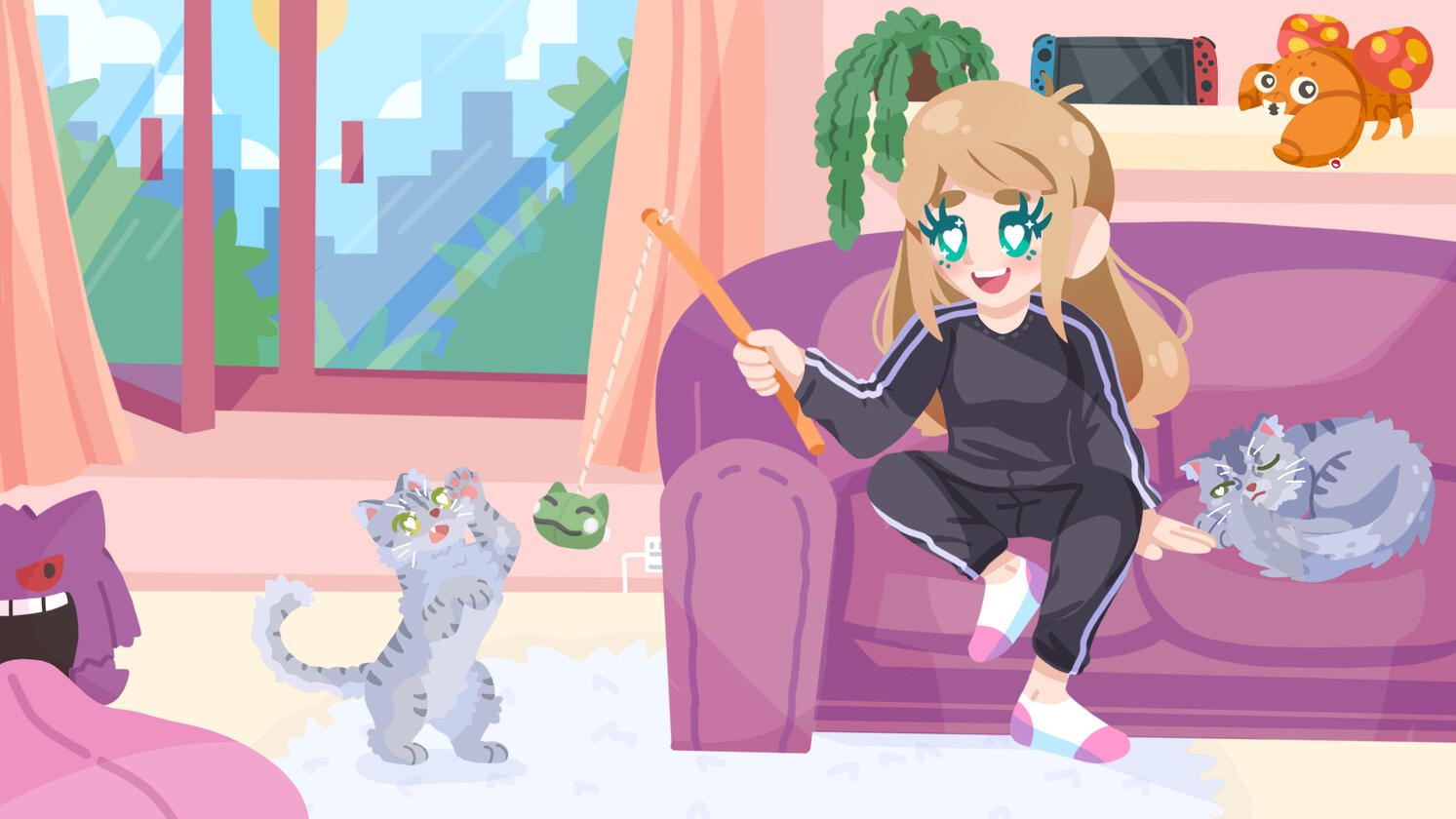 Simple background example 3