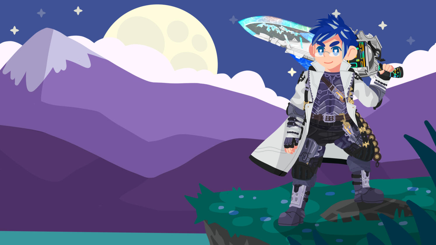 Simple background example 3