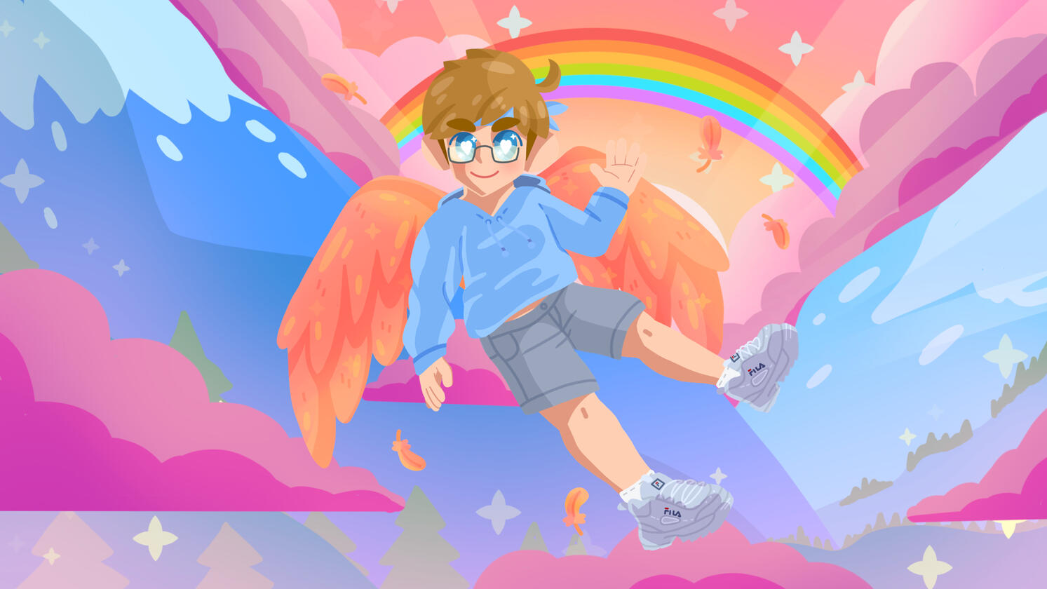 Simple background example 4